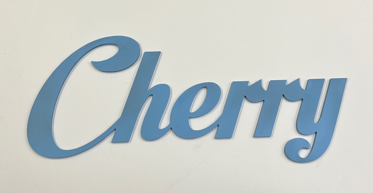 1/4" (6mm) painted letters