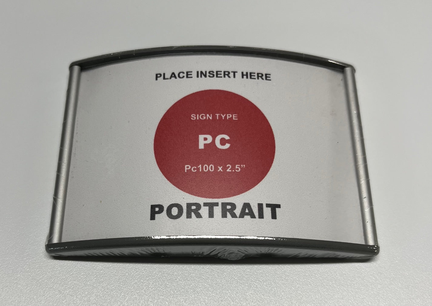 Pc100 x 2.5" sign frame