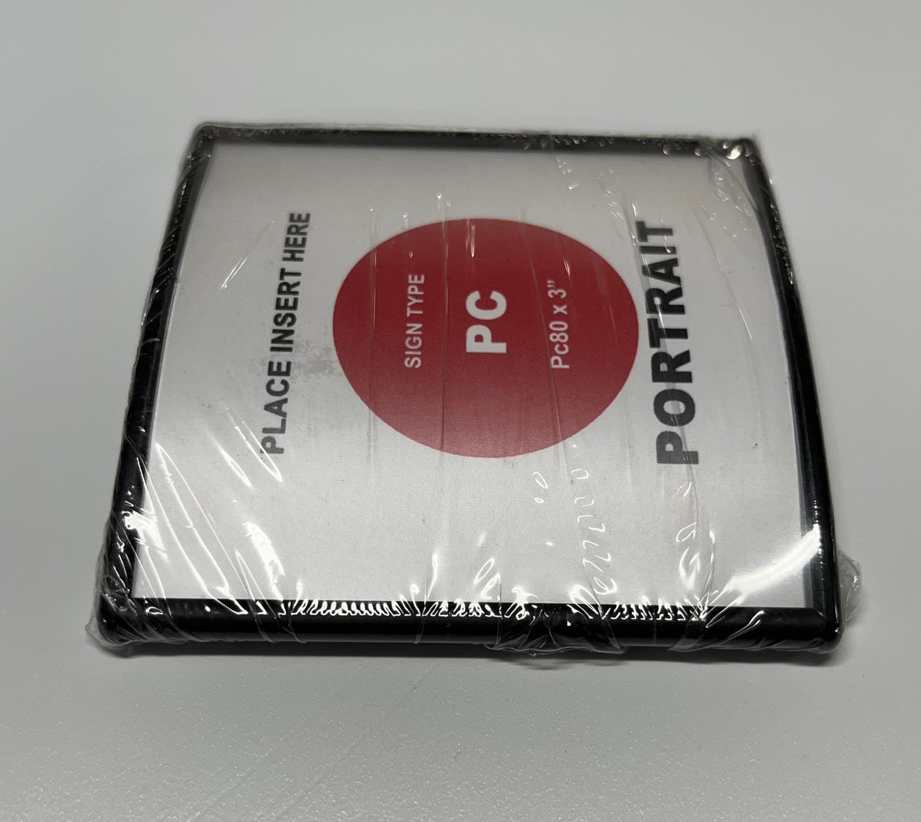 Pc80 x 3" sign frame