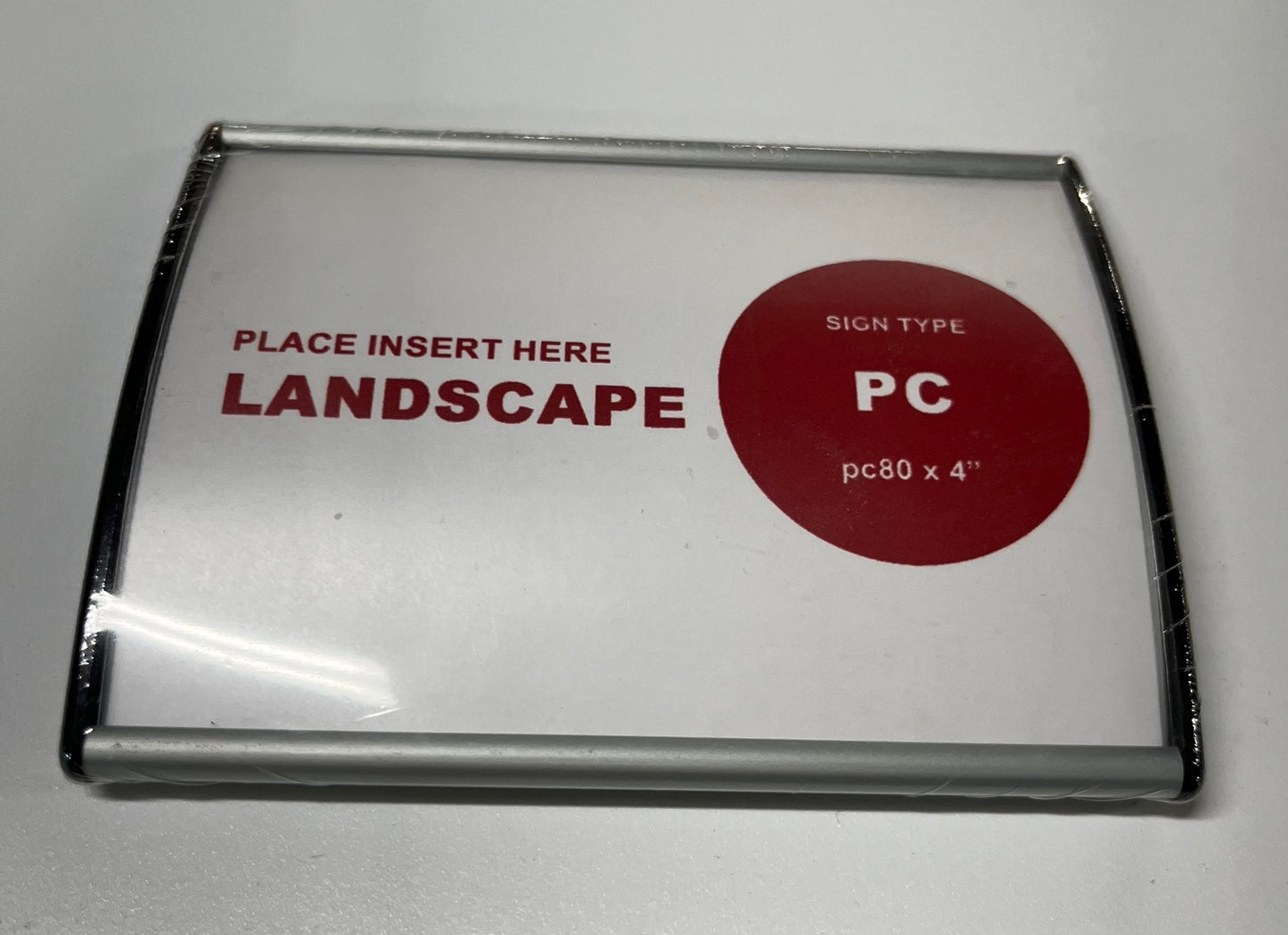 Pc80 x 4" sign frame