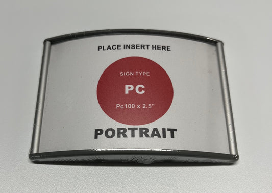 Pc100 x 2.5" sign frame
