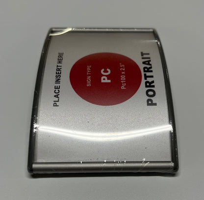 Pc100 x 2.5" sign frame