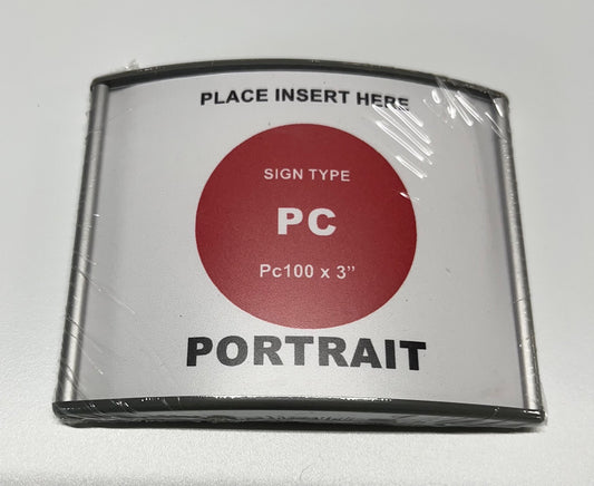 Pc100 x 2.5" sign frame