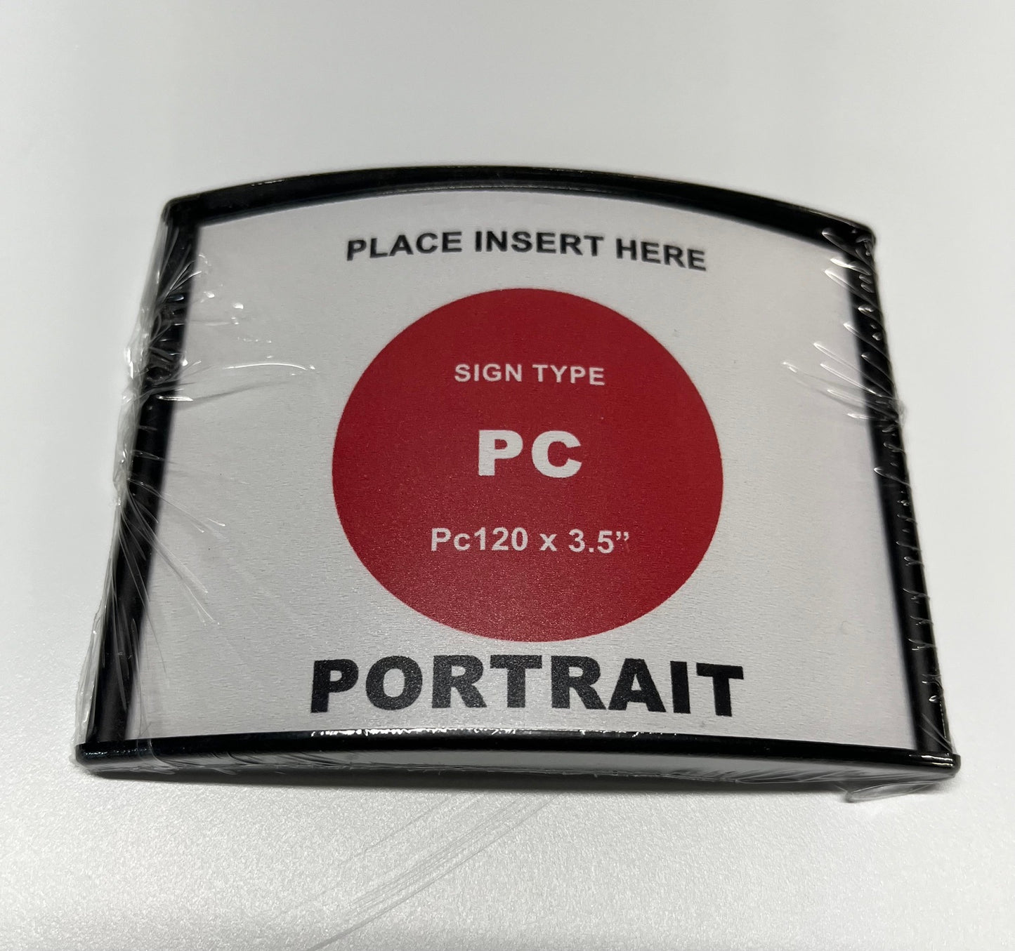 Pc120 x 3.5" sign frame
