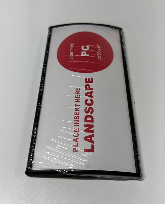 Pc80 x 6" sign frame